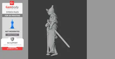 Theodoric the Great Ancient Warrior - Historical Warrior STL