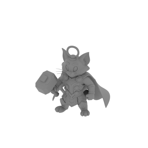 Tom Cat Thor Ring Figure.stl
