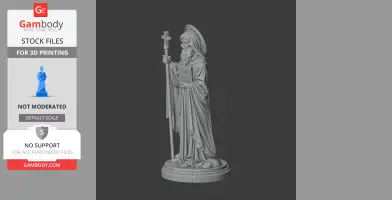 Saint Abraham of Cyrrhus - Devotional Statue - STL 3D Print