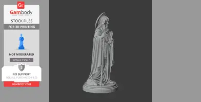Saint Abraham of Cyrrhus - Devotional Statue - STL 3D Print