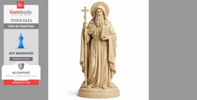 Saint Abraham of Cyrrhus - Devotional Statue - STL 3D Print