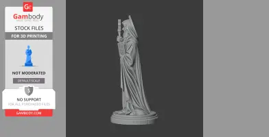 Saint Abraham of Cyrrhus - Devotional Statue - STL 3D Print