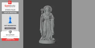 Saint Abraham of Cyrrhus - Devotional Statue - STL 3D Print