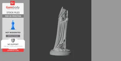 Saint Abraham of Cyrrhus - Devotional Statue - STL 3D Print