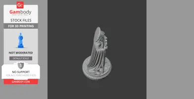 Saint Abraham of Cyrrhus - Devotional Statue - STL 3D Print
