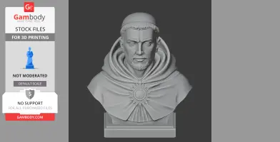 Thomas Aquinas Bust - Historical Warrior STL