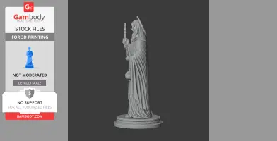 Saint Abraham of Rostov - Devotional Statue - STL 3D Print