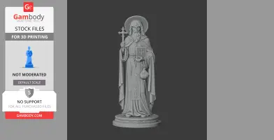 Saint Abraham of Rostov - Devotional Statue - STL 3D Print
