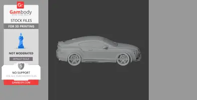 Bentley Continental GT - Scale Vehicle STL