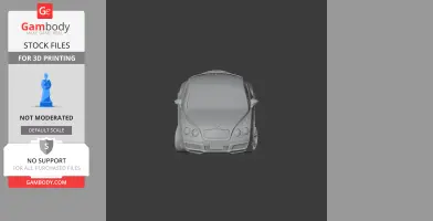 Bentley Continental GT - Scale Vehicle STL