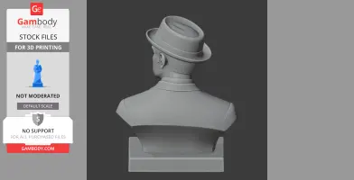Thomas Edison Bust - Historical Warrior STL