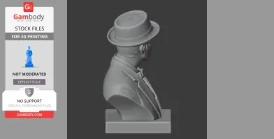 Thomas Edison Bust - Historical Warrior STL