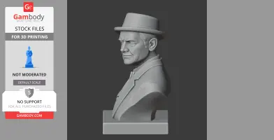 Thomas Edison Bust - Historical Warrior STL