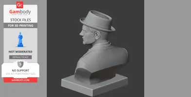 Thomas Edison Bust - Historical Warrior STL