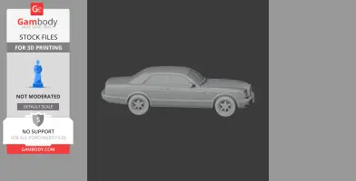Bentley Continental R - Scale Vehicle STL