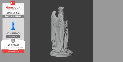 Saint Abran - Devotional Statue - STL 3D Print