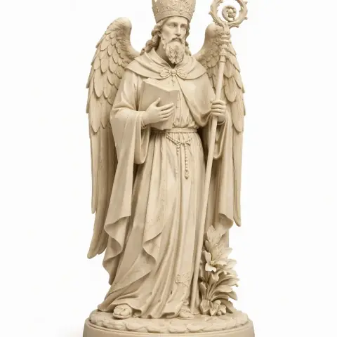 Saint Abran - Devotional Statue - STL 3D Print