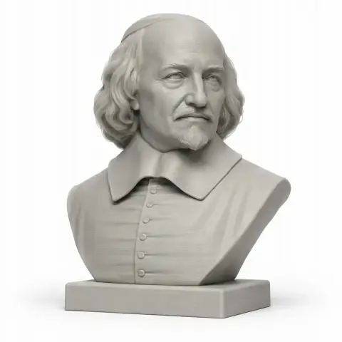 Thomas Hobbes Bust - Historical Warrior STL