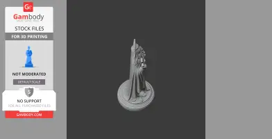 Saint Abrosima - Devotional Statue - STL 3D Print