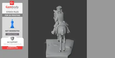 Thomas Picton Napoleonic Soldier - Historical Warrior STL
