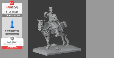 Thomas Picton Napoleonic Soldier - Historical Warrior STL