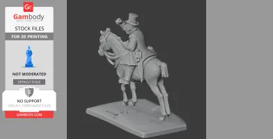 Thomas Picton Napoleonic Soldier - Historical Warrior STL