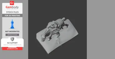 Thomas Picton Napoleonic Soldier - Historical Warrior STL