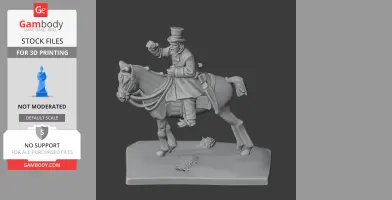 Thomas Picton Napoleonic Soldier - Historical Warrior STL