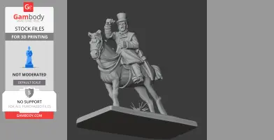 Thomas Picton Napoleonic Soldier - Historical Warrior STL