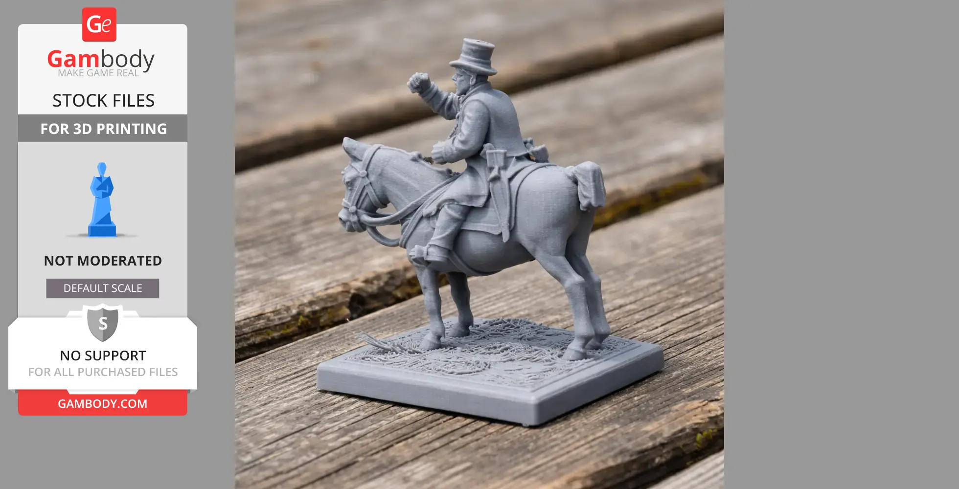 Thomas Picton Napoleonic Soldier - Historical Warrior STL