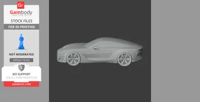 Bentley EXP 10 Speed 6 - Scale Vehicle STL