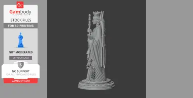 Saint Absadah - Devotional Statue - STL 3D Print
