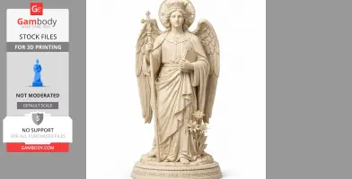 Saint Absadah - Devotional Statue - STL 3D Print