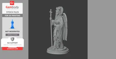 Saint Absadah - Devotional Statue - STL 3D Print