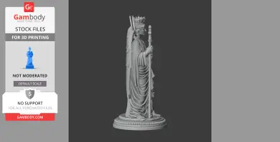 Saint Absadah - Devotional Statue - STL 3D Print