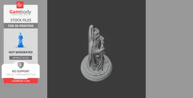 Saint Absadah - Devotional Statue - STL 3D Print