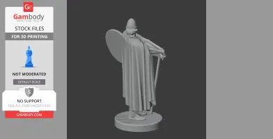 Thorfinn Karlsefni Viking - Historical Warrior STL
