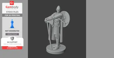 Thorfinn Karlsefni Viking - Historical Warrior STL