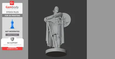 Thorfinn Karlsefni Viking - Historical Warrior STL