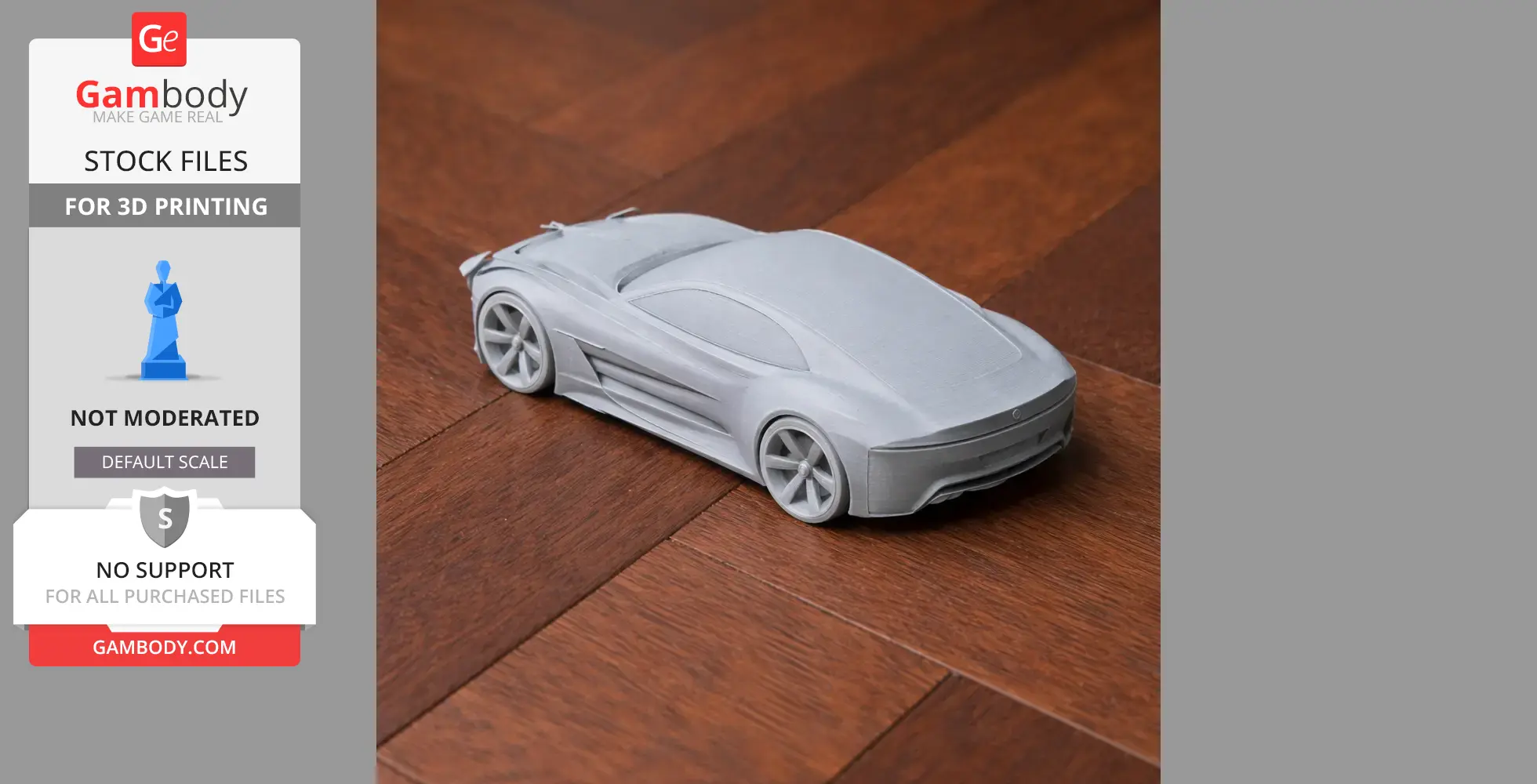 Bentley EXP 100 GT - Scale Vehicle STL