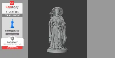 Saint Abudimus - Devotional Statue - STL 3D Print