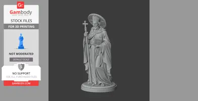 Saint Abudimus - Devotional Statue - STL 3D Print
