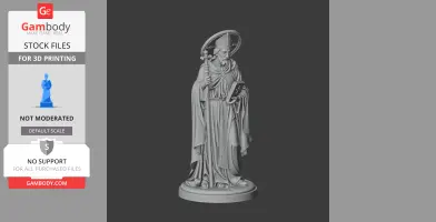 Saint Abudimus - Devotional Statue - STL 3D Print