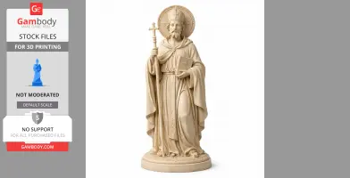 Saint Abudimus - Devotional Statue - STL 3D Print
