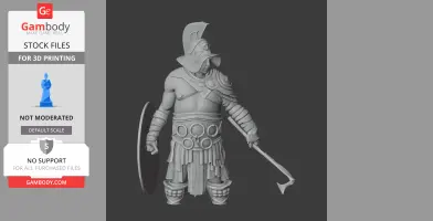 Thracian Victor Gladiator - Historical Warrior STL