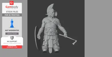 Thracian Victor Gladiator - Historical Warrior STL