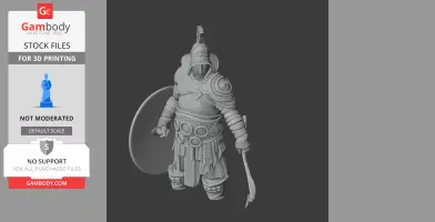 Thracian Victor Gladiator - Historical Warrior STL