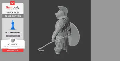 Thracian Victor Gladiator - Historical Warrior STL
