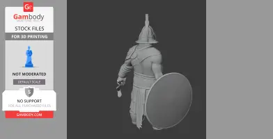 Thracian Victor Gladiator - Historical Warrior STL