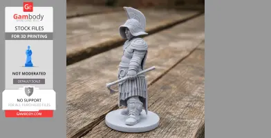 Thracian Victor Gladiator - Historical Warrior STL